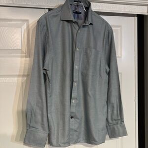 New without tag never worn Tommy Hilfiger button down blue long sleeve size 15.5